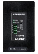 Wall Plate 4K DigitalMedia 8G+® Receiver & Room Controller 100, Black Textured , 